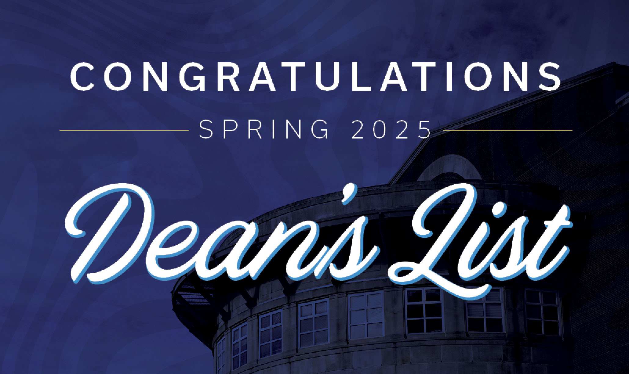 Dean's List spring 2025