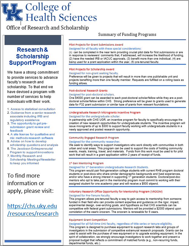 ORS Programs