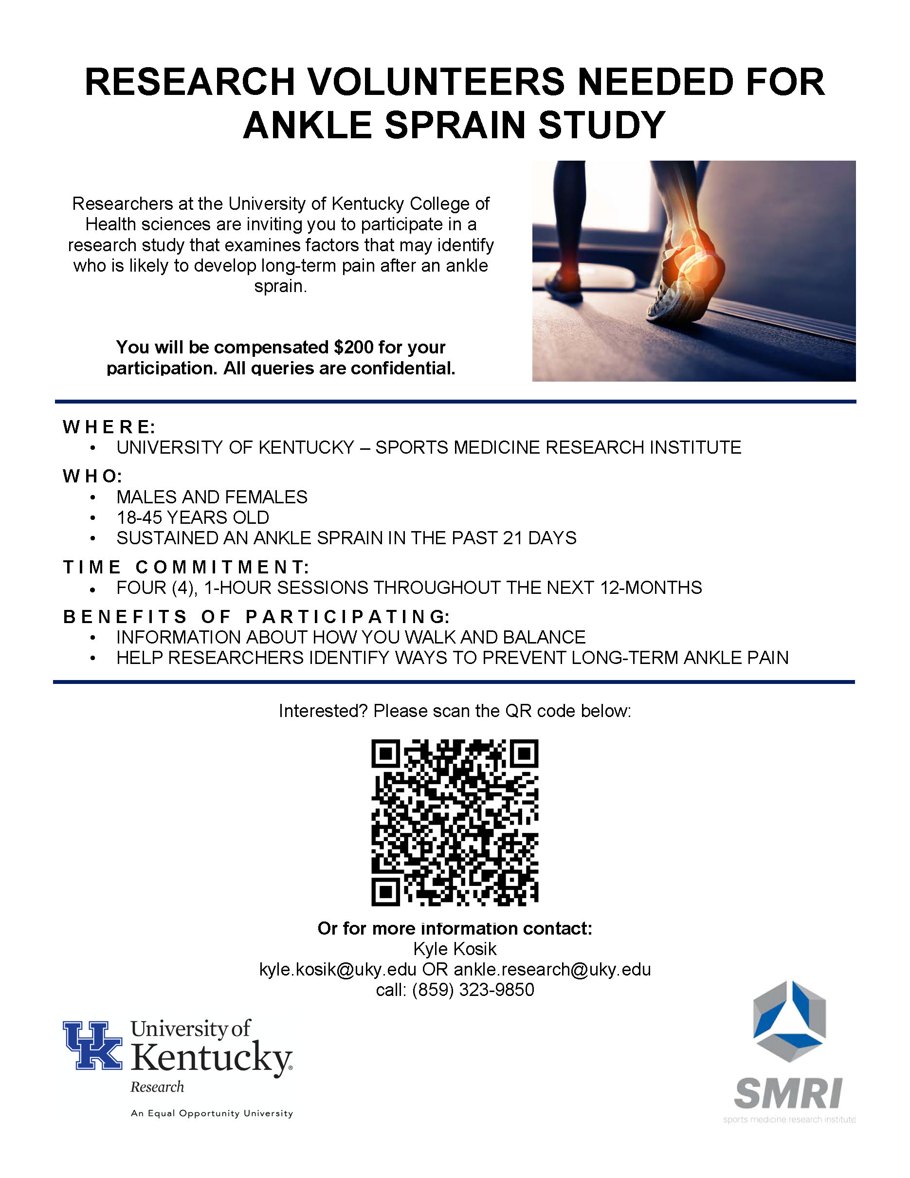 Acute Ankle Sprain Study