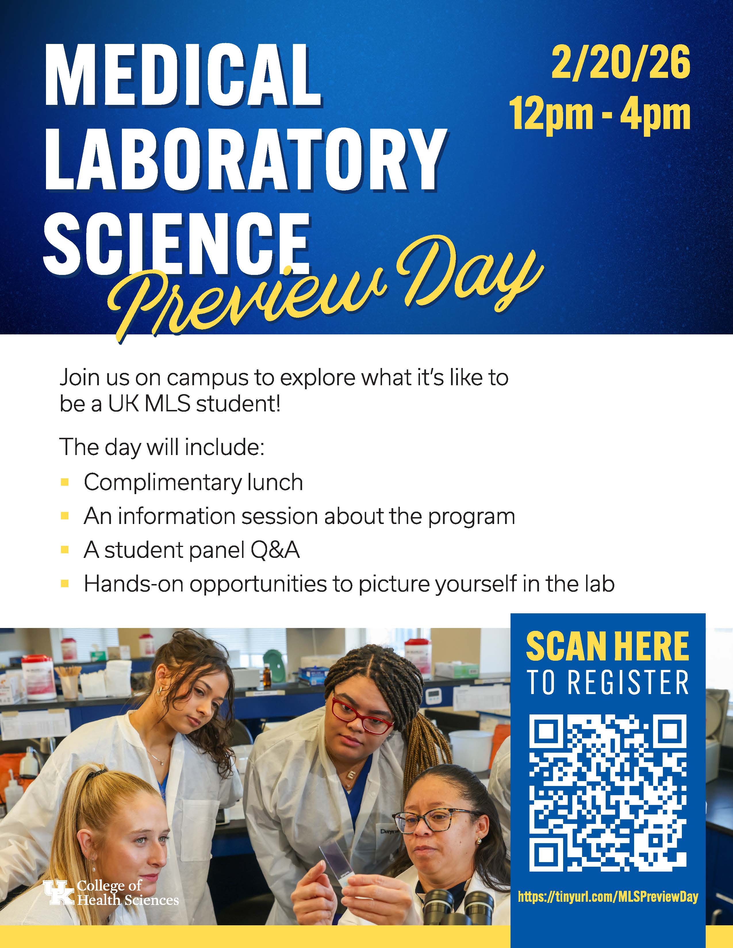 MLS Preview Day Flier with QR Code for Registration