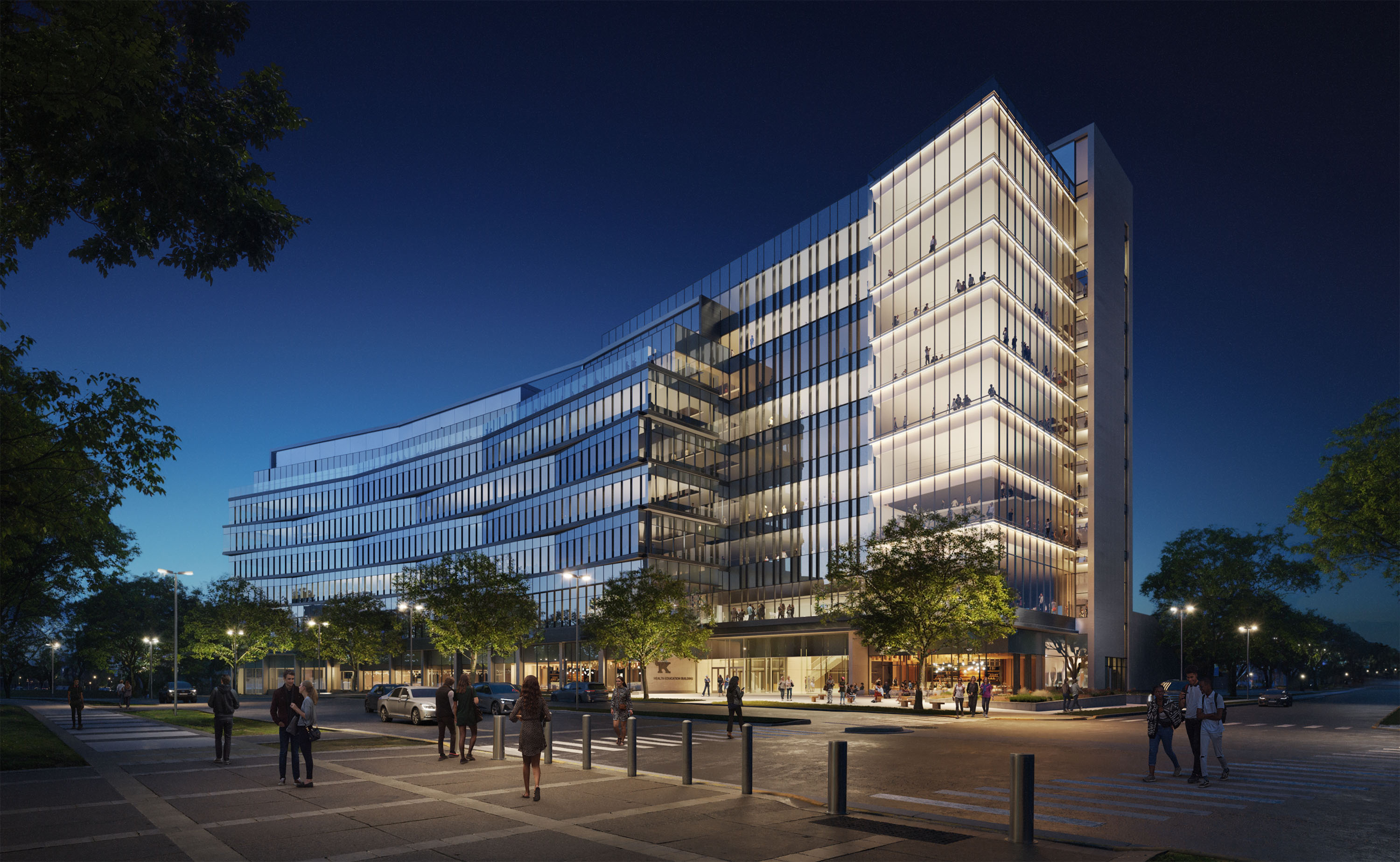 Michael D. Rankin MD Health Education Building rendering