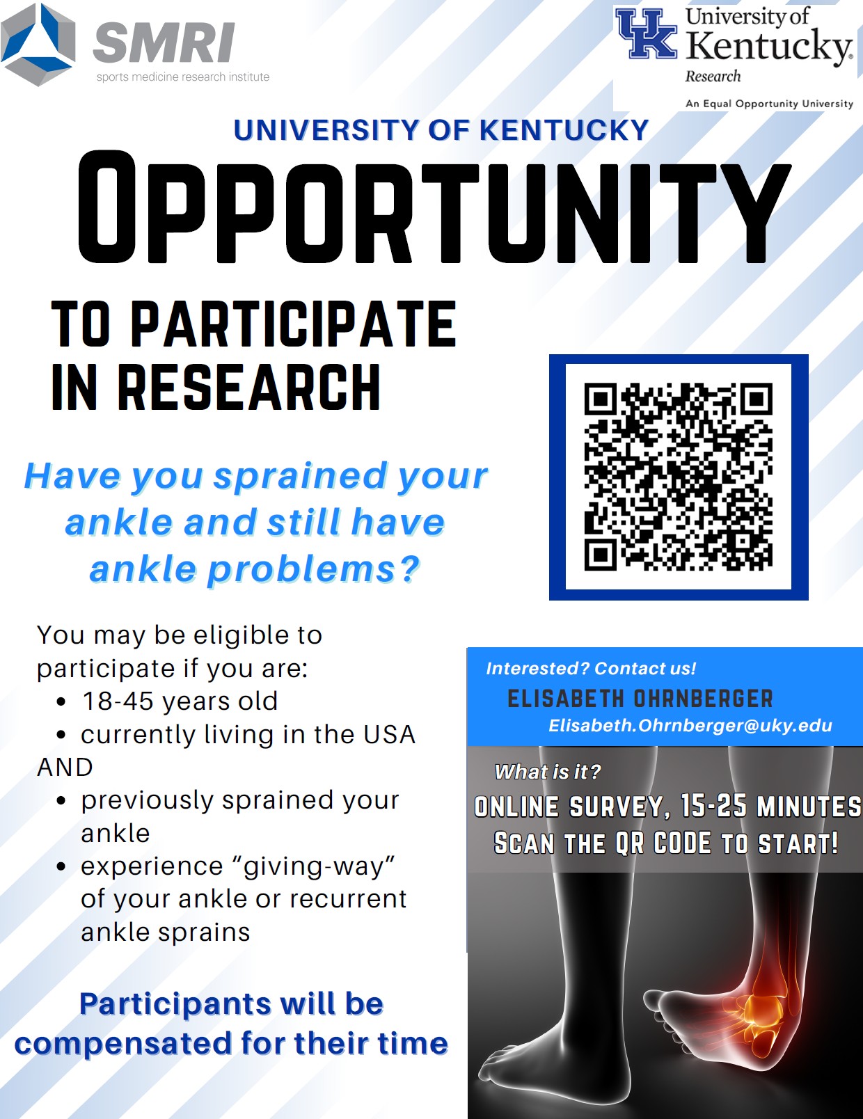 Ankle Sprain Study 2025
