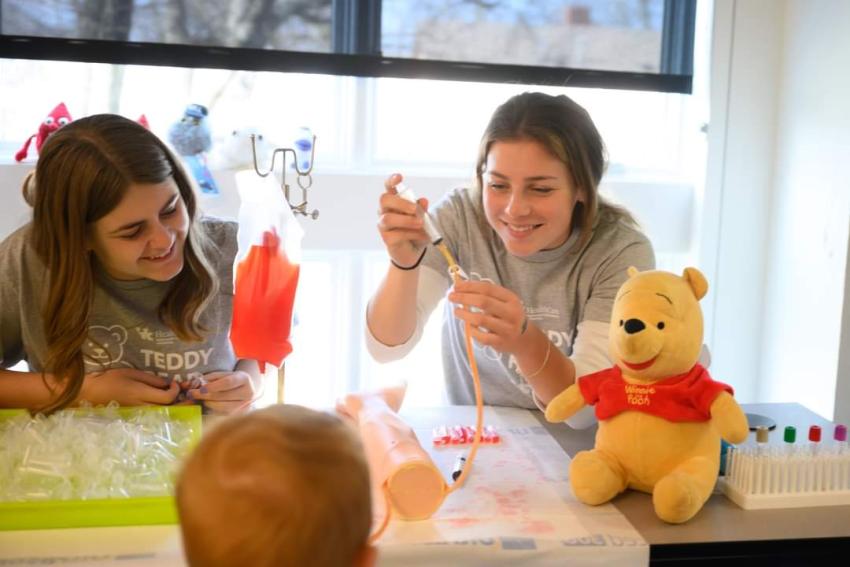 MLS Students at Teddy Bear Hospital Day