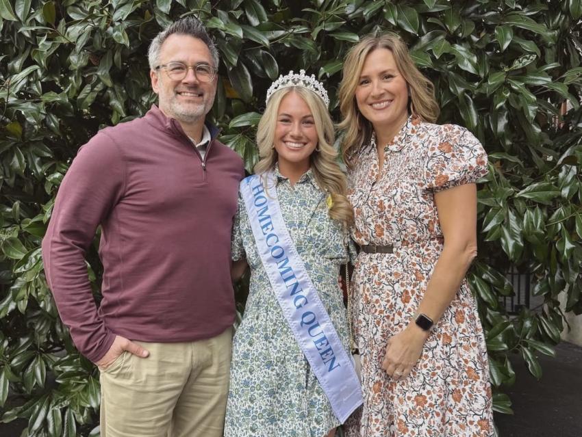 Homecoming Queen 2025 and family