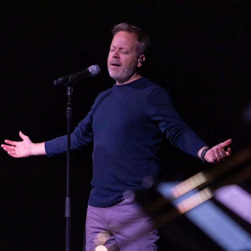 Dr. Schuer sings