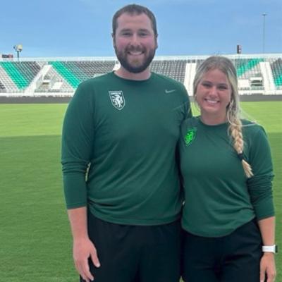 Skylar Carmichael with preceptor Ryan McNamara