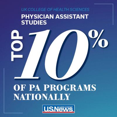 PAS Program Top 10% of Programs Nationally