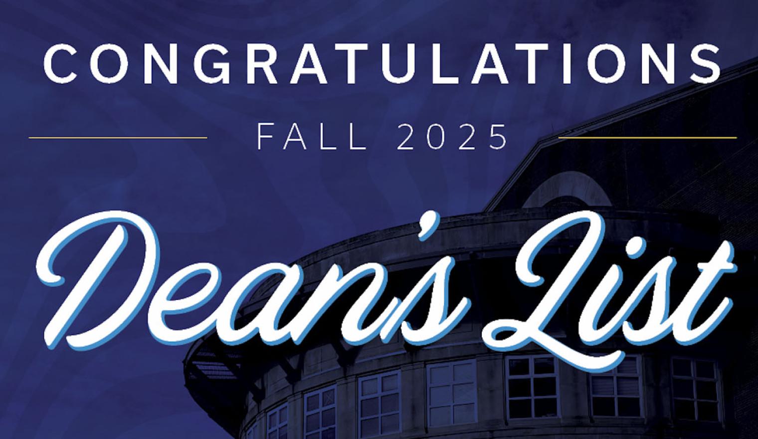 Dean's List names