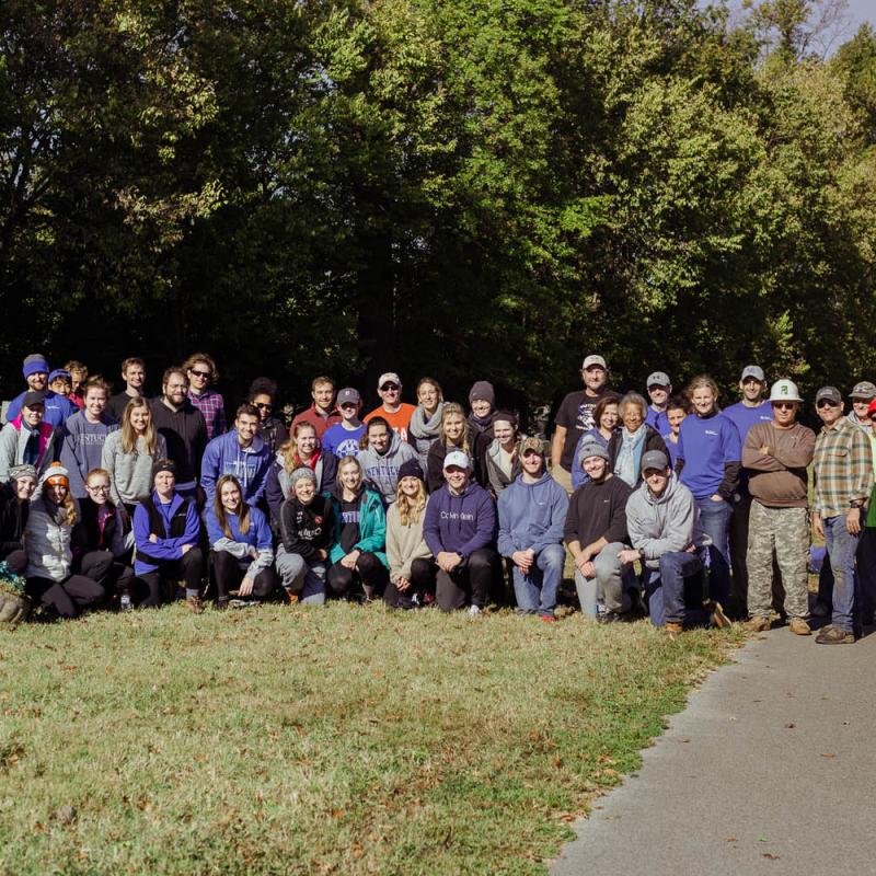 CHS Group at Cove Haven Cleanup