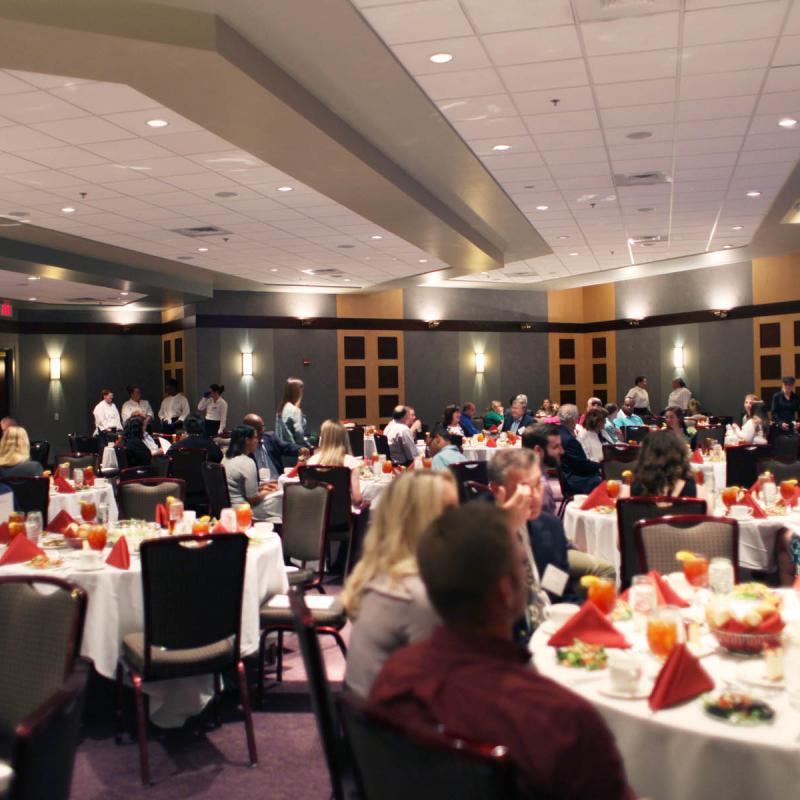 Student Scholarship Dinner Wide Shot
