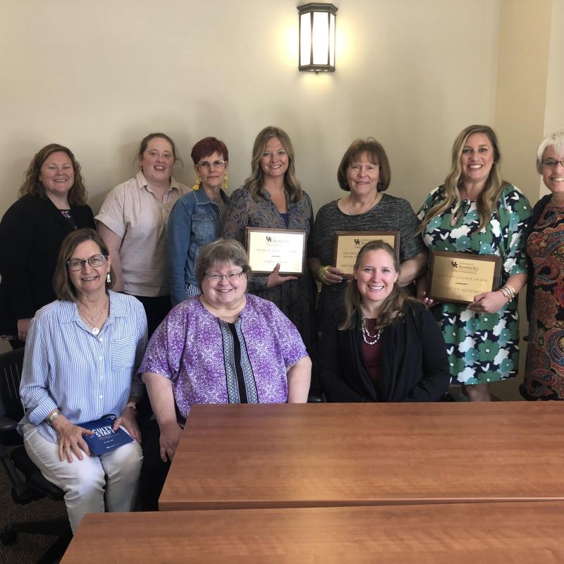 Faculty and Staff award winners