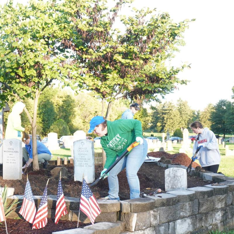 CHS Employees at Cove Haven Cemetery