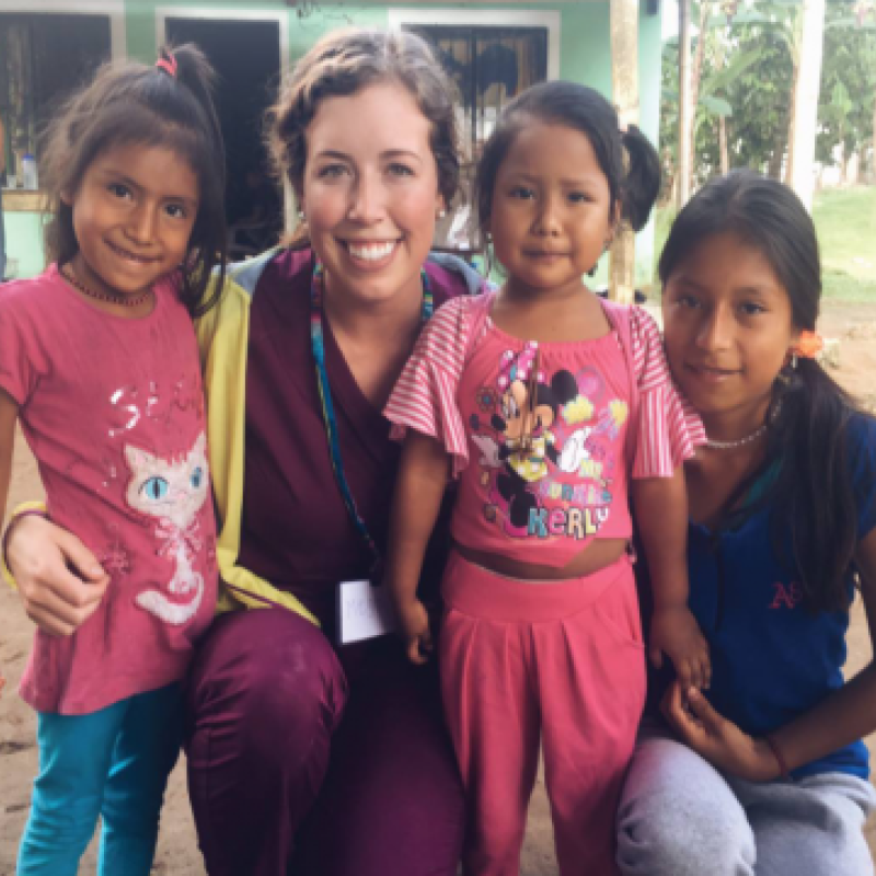 PT Student with Patients