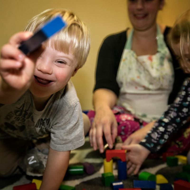 Children in pediatric therapy