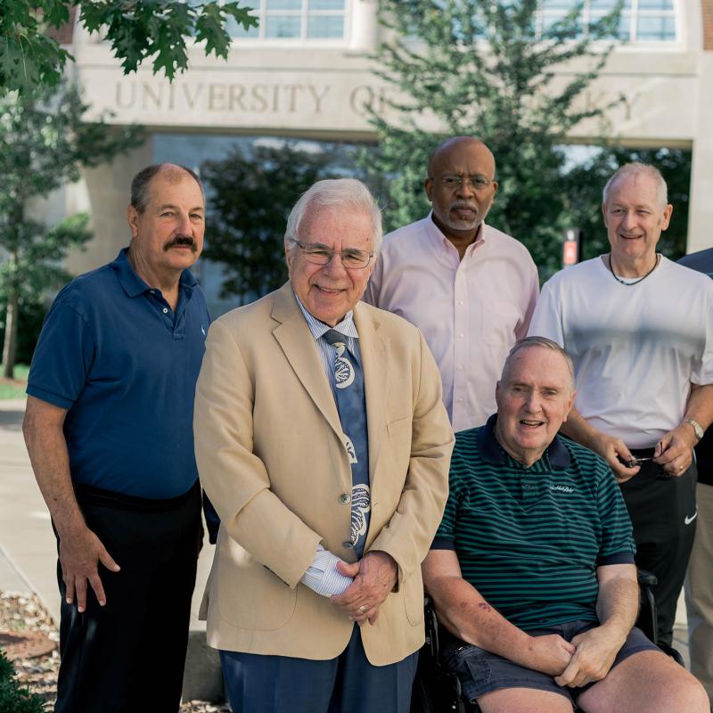 Robert Marshall with Aphasia Lab Patients