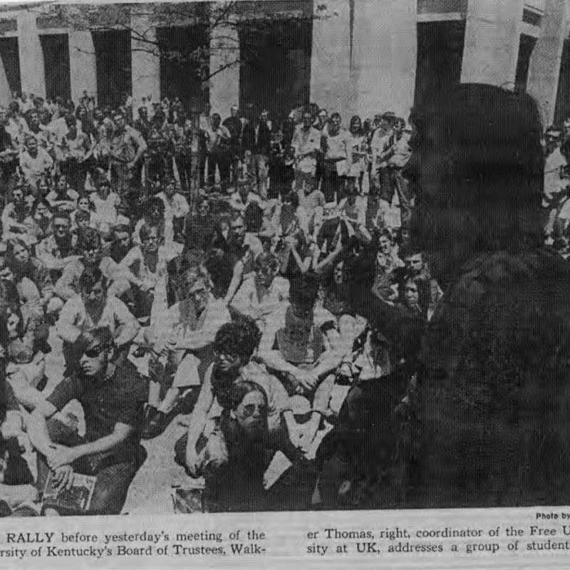 Newspaper clipping of PT Class