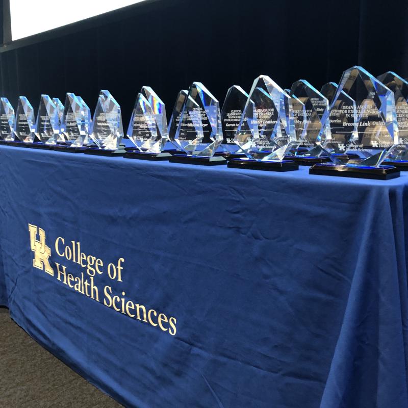 Student award trophies