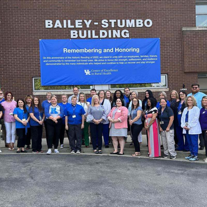 CERH Employees standing in front of Bailey-Stumbo building