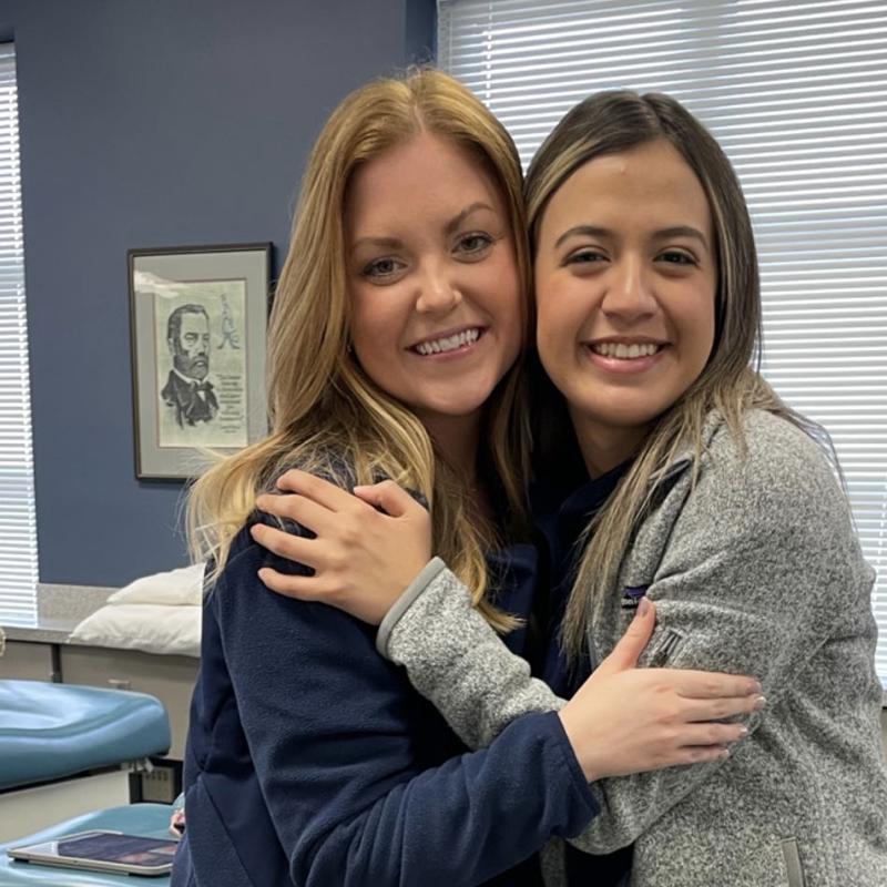 Brooke Woosley and Thanya Gutierrez Chavez