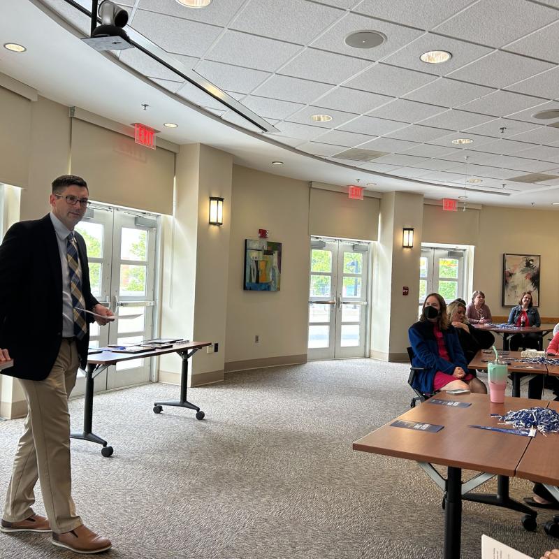 Brian Noehren at faculty and staff awards