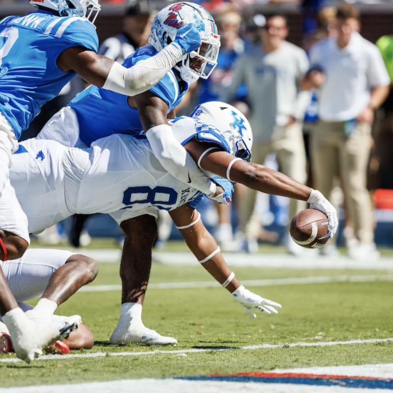 Jordan Dingle playing football