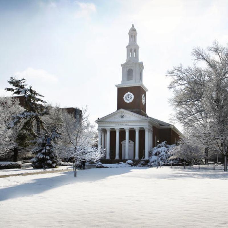 Memorial snow