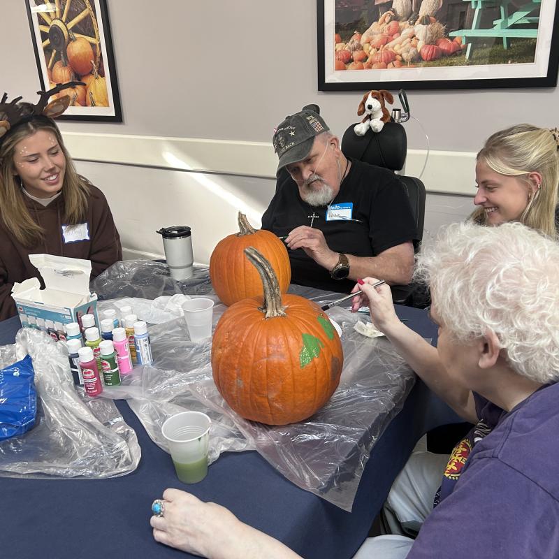 CLM Students create Halloween Day for local Facility