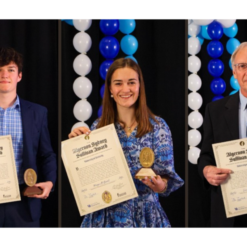 Sam Powdrill and Sullivan Award winners