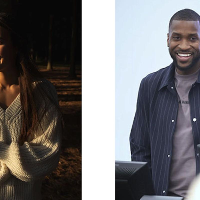 Asia Seidt and Michael Kidd-Gilchrist