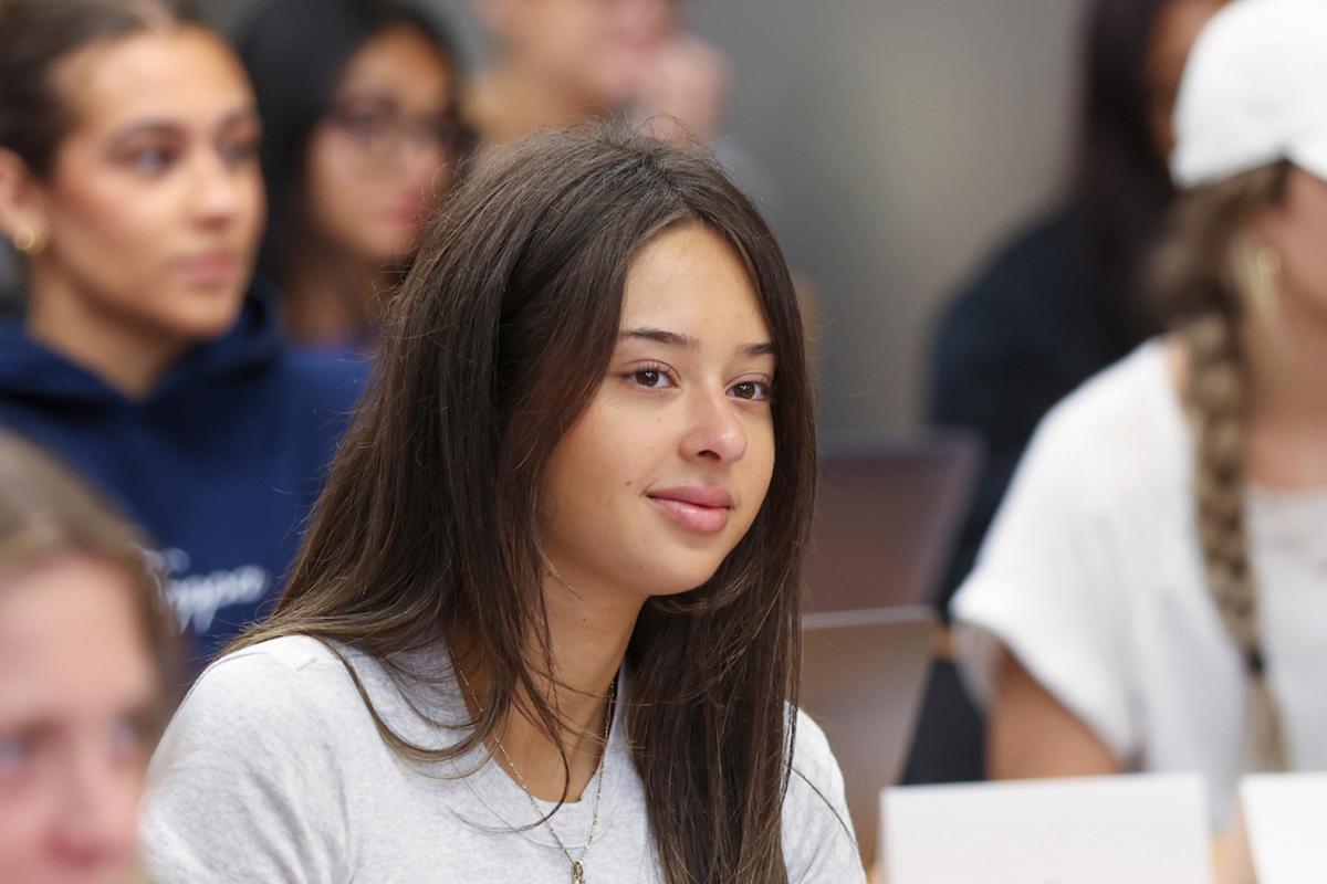Students in class