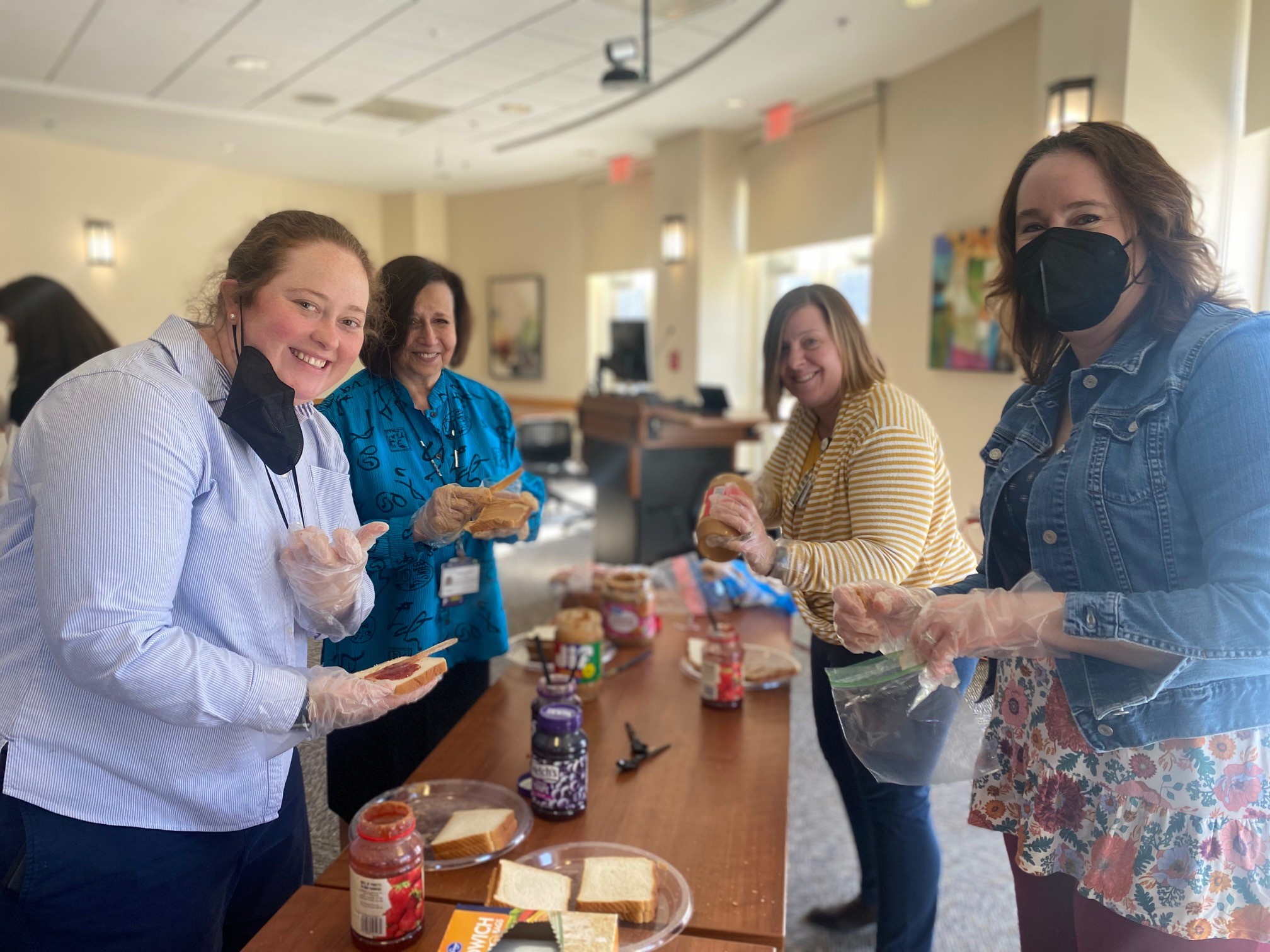 CHS Empployees Making Sandwiches