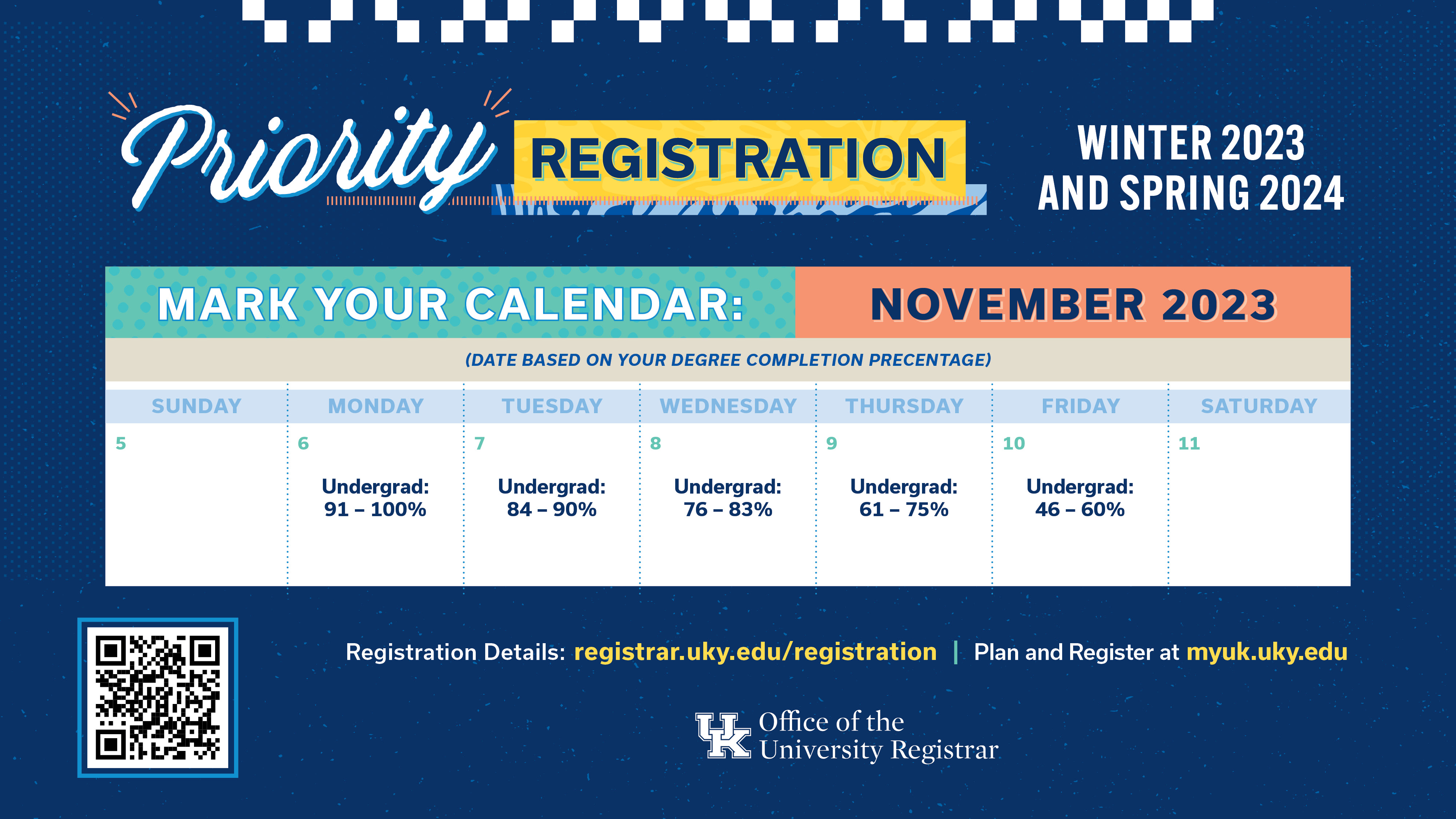 Priority registration