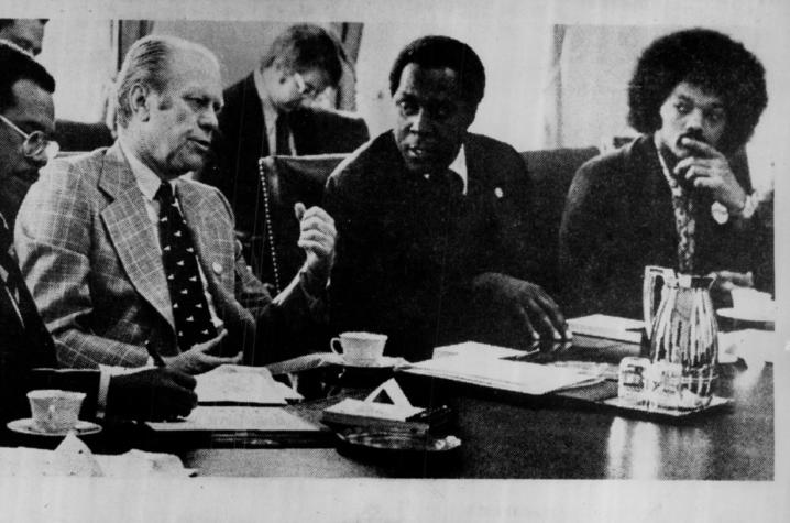 President Gerald Ford officially recognizing Black History Month