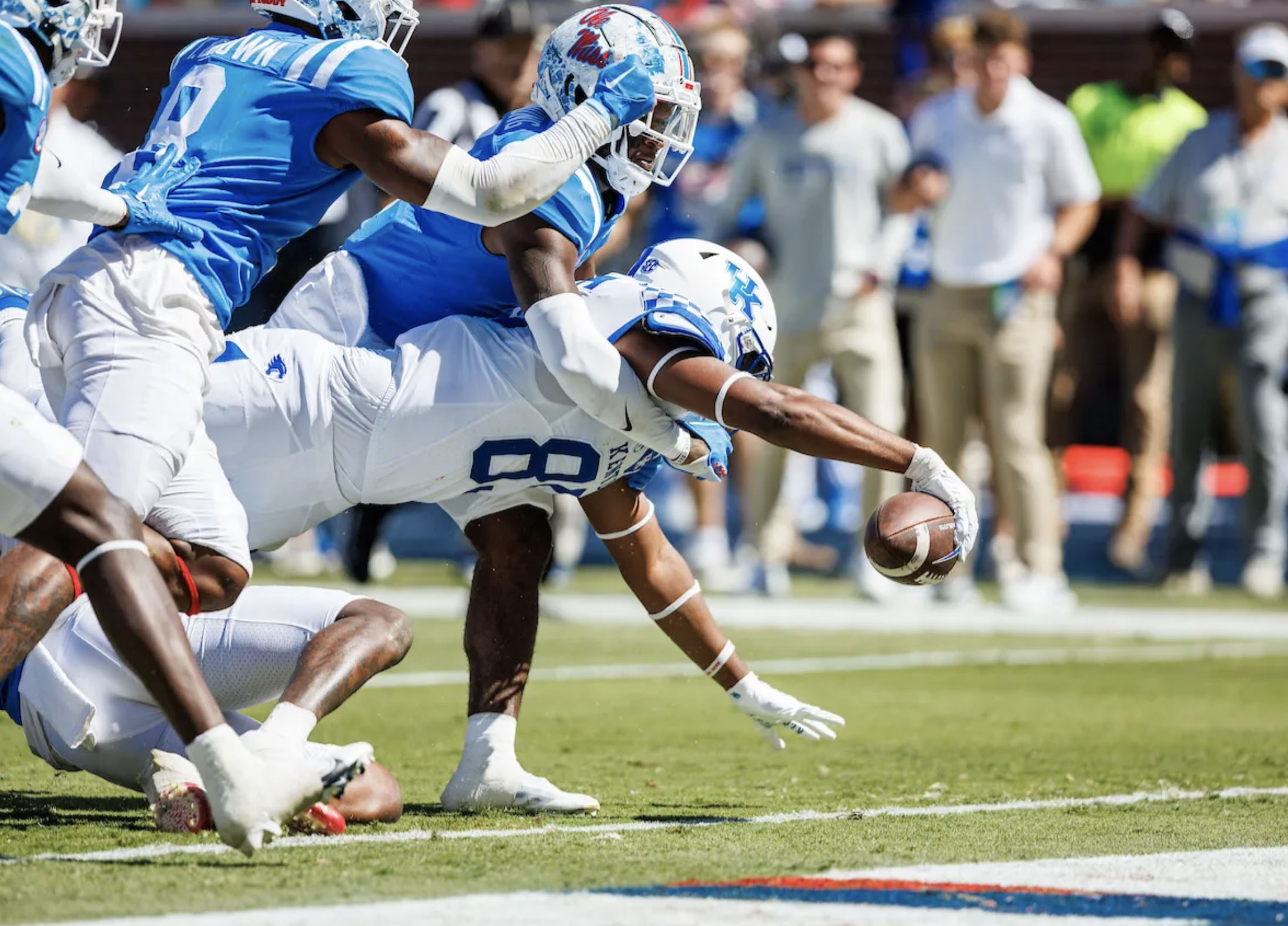  Jordan Dingle on football field