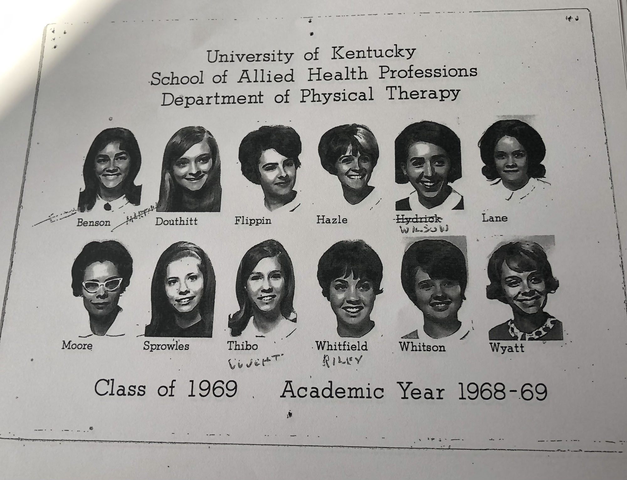 PT Class of 1969 Yearbook