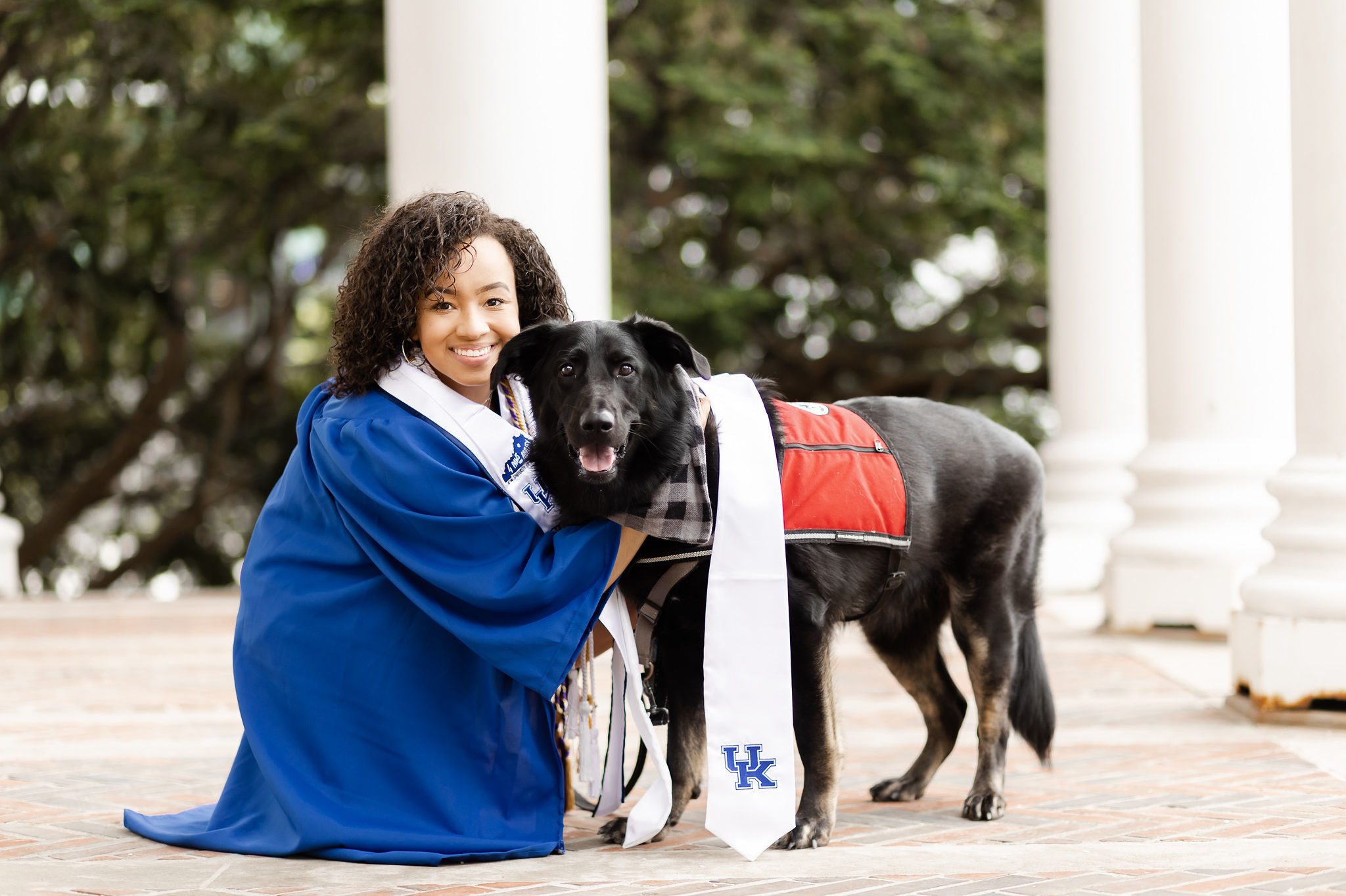 Kayla Bell and her dog, Norbert