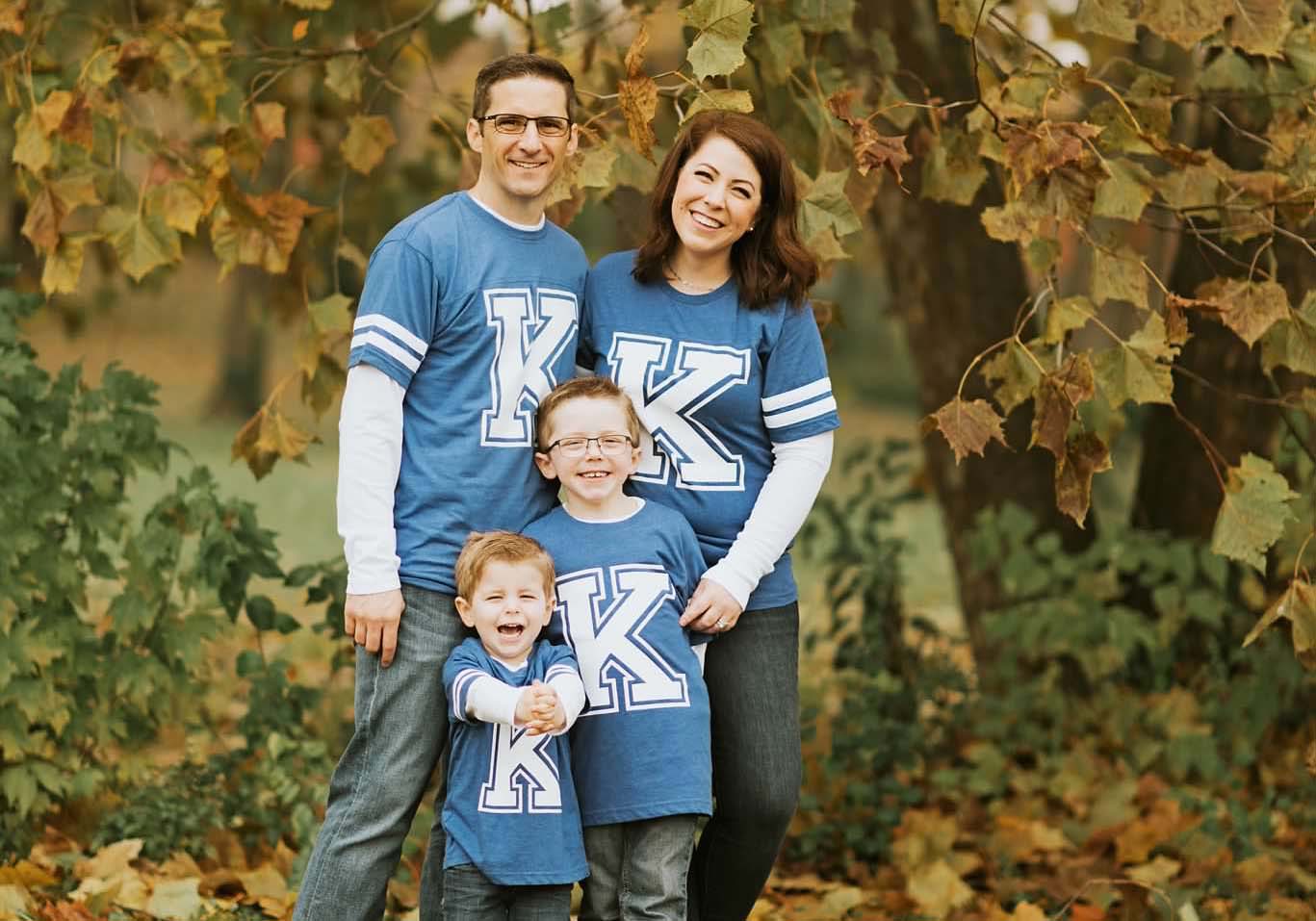 Leslie Woltenberg and family